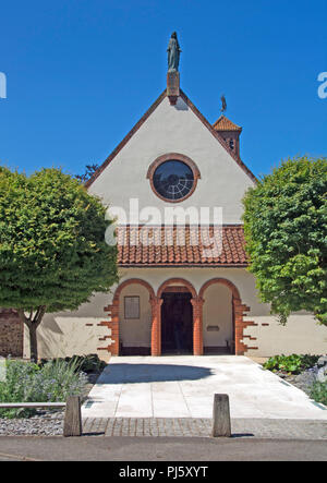 NORFOLK; WALSINGAM; HEILIGTUM UNSERER LIEBEN FRAU VON WALSINGHAM EINGANG Stockfoto