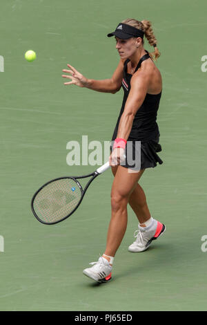 Angelique Kerber (GER) konkurrieren auf dem 2018 US Open Tennis. Stockfoto