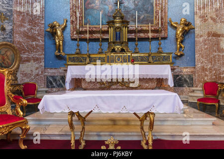 Kirche St. Andrew's auf dem Quirinal (1670), Sant'Andrea al Quirinale, Quirinal, Rom, Latium, Italien Stockfoto