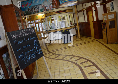 West Hill Lift Standseilbahn, Hastings GROSSBRITANNIEN Stockfoto
