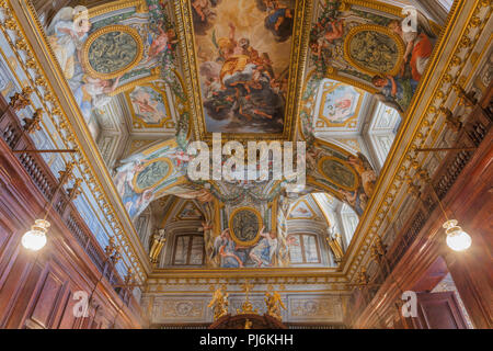 Kirche St. Andrew's auf dem Quirinal (1670), Sant'Andrea al Quirinale, Quirinal, Rom, Latium, Italien Stockfoto