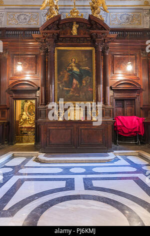 Kirche St. Andrew's auf dem Quirinal (1670), Sant'Andrea al Quirinale, Quirinal, Rom, Latium, Italien Stockfoto