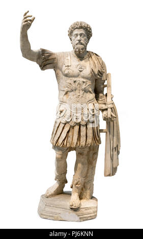 Statue des römischen Kaisers Marc Aurel, dating von rund 160 AD. Stockfoto