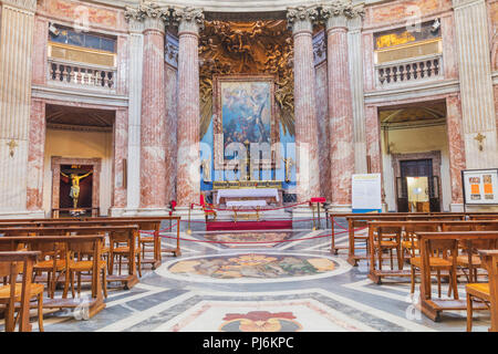 Kirche St. Andrew's auf dem Quirinal (1670), Sant'Andrea al Quirinale, Quirinal, Rom, Latium, Italien Stockfoto