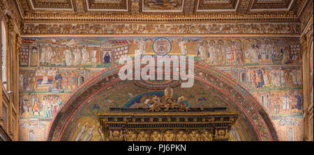 Mosaiken (5. Jahrhundert), die Basilika von Santa Maria Maggiore, Rom, Latium, Italien Stockfoto