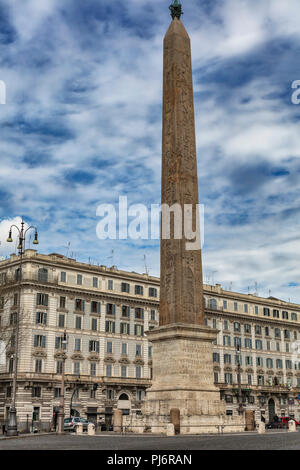 Lateran Obelisk, Obelisco Lateranense, Piazza di San Giovanni in Laterano, Rom, Latium, Italien Stockfoto