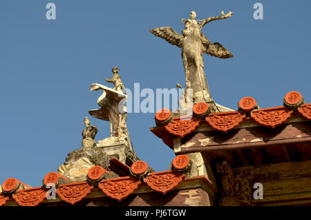 Buddhistische Longshan Tempel in der Stadt Lugang (lukang), westliche Taiwan Stockfoto