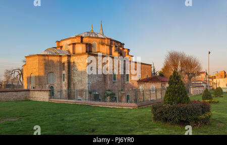 Die Kleine Hagia Sophia, Kucuk Ayasofya Camii, die ehemalige Kirche der Heiligen Sergius und Bacchus (536), Istanbul, Türkei Stockfoto