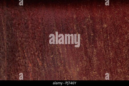 Red verwitterten, grunge Suche vintage Metall Wand, strukturierten Hintergrund verrostet Stockfoto