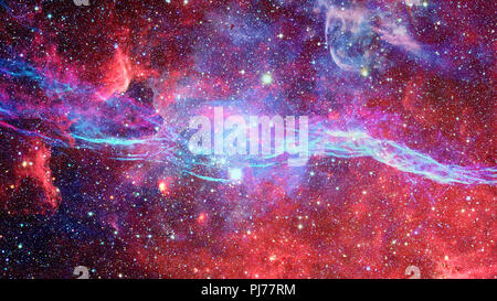 Farbigen Nebel und offene Sternhaufen, der im Universum. Elemente des Bildes von der NASA eingerichtet. Stockfoto