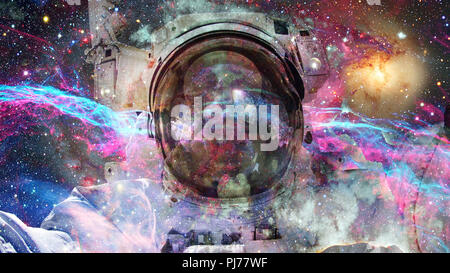 Galaxy und Nebel. Abstrakten Raum Hintergrund. Stockfoto