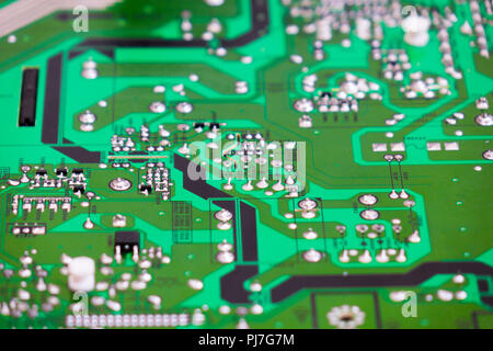 Platine. Electronic computer hardware Technologie. Stockfoto