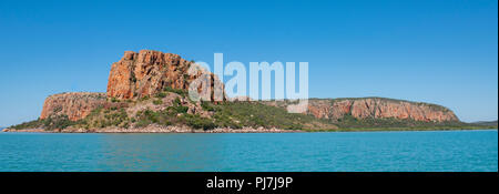 Australien, Westaustralien, zweifelnd Bay. An der Küste von Floß. Stockfoto