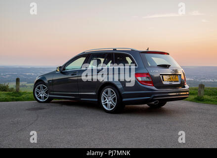 2010 Mercedes W204 C250 CDi Blue Efficiency Sport AMG Linie deutschen Premium Kombi Stockfoto