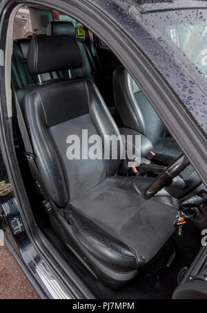 2005 Mk3 Ford Mondeo Titanium X Kombi Panther Schwarz Stockfoto