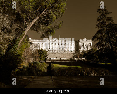 Campo del Moro (Jardín del Palacio Real). Madrid. España Stockfoto