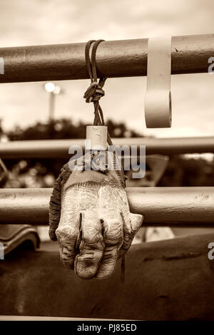 Rodeo in Teschow, Texas USA. Labor Day Wochenende 2018. Stockfoto