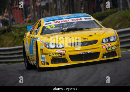 Alle diese Bilder wurden auf dem American Speedfest bei Brands Hatch UK aufgenommen. Stockfoto