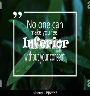 Inspirational Quotes über positive Motivation, Inspiration Stockfoto