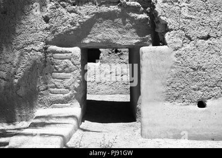 Erbe, Arabisch, Alt, Vintage, altes Haus, Eingang, altes Haus, Broken Wall, Old Arabic House, House, Broken House, Wand Textur Stockfoto