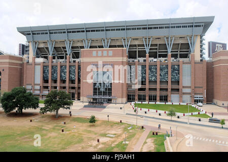 East Side von Kyle Feld, mit einer Kapazität von 102,995 Personen, auf dem Campus der Texas A&M University in College Station, Texas, USA. Stockfoto