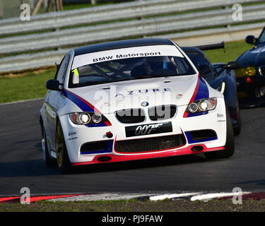 Edward Leigh, BMW M3 GT4, Aston Martin GT Challenge, Aston Martin Owners Club Racing, Snetterton, Norfolk, England, Samstag, den 1. September 2018. Autos Stockfoto