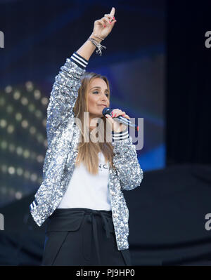 2018 Brighton Pride Festival in Preston Park, Brighton. Mit: Louise Redknapp Wo: Brighton, East Sussex, Großbritannien Wann: 04 Aug 2018 Quelle: WENN.com Stockfoto