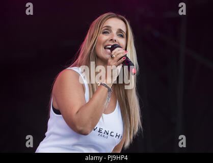 2018 Brighton Pride Festival in Preston Park, Brighton. Mit: Louise Redknapp Wo: Brighton, East Sussex, Großbritannien Wann: 04 Aug 2018 Quelle: WENN.com Stockfoto