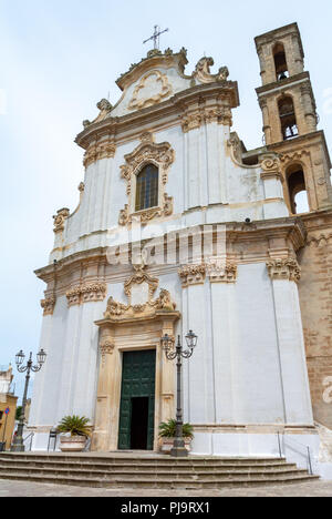 Mutter Kirche St. Andrea, Chiesa Madre di Sant'Andrea Apostolo, Presicce, Apulien, Italien Stockfoto