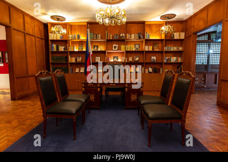 Ilocos Norte, Philippinen: Aug 24, 2018 Presidential Office in der Marcos Mansion Stockfoto