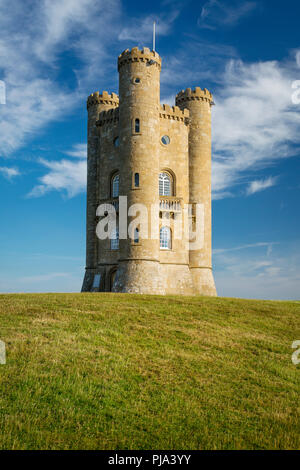 Am frühen Morgen am Broadway Tower, Worcestershire, England Stockfoto