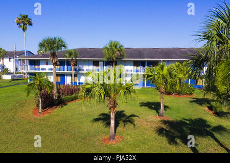 Orlando, Florida - 8. Mai 2018: Rodeway Inn Maingate Resort oder Hotel in Orlando, Florida, USA Stockfoto