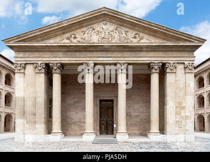 Eingang des Puget Kapelle in La Vieille Charité, Le Panier Viertel, Marseille, Provence-Alpes-Côte d'Azur, Frankreich Stockfoto