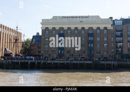 Pickfords Wharf Stockfoto