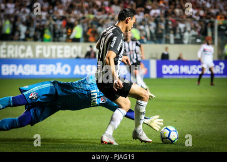 Belo Horizonte, Brasilien. 05 Sep, 2018. dritte Runde der brasilianischen Meisterschaft 2018, Serie A, im Arena Independência, Belo Horizonte, MG statt. Credit: Dudu Macedo/FotoArena/Alamy leben Nachrichten Stockfoto