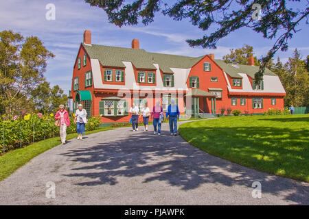 Präsident Roosevelt's Summer Cottage auf Campobello Island, New Brunswick, Kanada Stockfoto