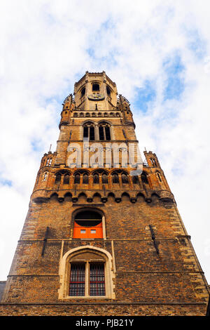 Glockenturm - Brügge, Belgien Stockfoto