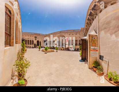 Die Außenseite des Sanliurfa traditionelle Küche Museum in Sanliurfa Türkei. vom 19. Juli 2018