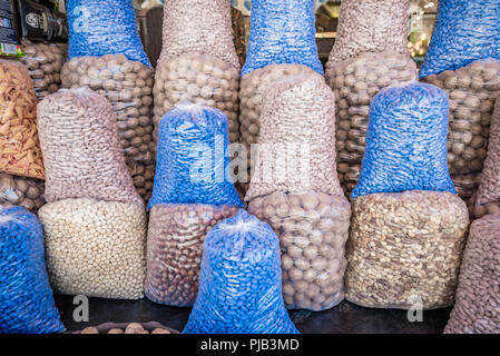 Blauer Diamant für Verkauf, eine spezielle traditionelle süße beliebt in Mardin, Türkei. Stockfoto