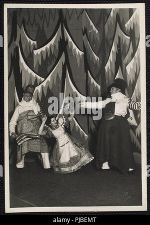 Vintage theatralischen Foto Stockfoto