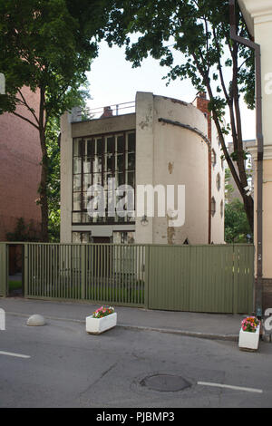 Melnikow Haus von Sowjetischen konstruktivistischen Architekten Konstantin Melnikow entworfen und in 1927-1929 in Moskau, Russland. Stockfoto