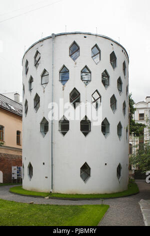 Melnikow Haus von Sowjetischen konstruktivistischen Architekten Konstantin Melnikow entworfen und in 1927-1929 in Moskau, Russland. Stockfoto