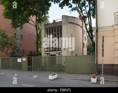 Melnikow Haus von Sowjetischen konstruktivistischen Architekten Konstantin Melnikow entworfen und in 1927-1929 in Moskau, Russland. Stockfoto