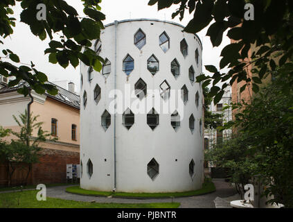 Melnikow Haus von Sowjetischen konstruktivistischen Architekten Konstantin Melnikow entworfen und in 1927-1929 in Moskau, Russland. Stockfoto