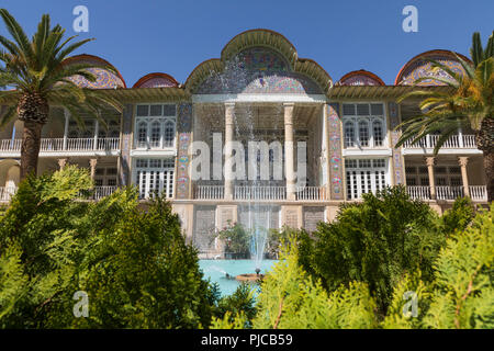 Die Islamische Republik Iran. Provinz Fars. Shiraz. Eram Garten am nördlichen Ufer des Flusses Khoshk. Qavam Haus. Stockfoto