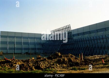 Flughafen Stansted im Bau Stockfoto