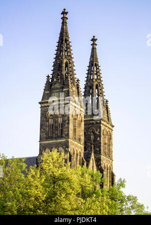 Die Basilika von St. Peter und St. Paul in Prag Stockfoto