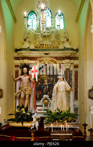 Römisch-katholische Kirche Sardnina Cagliari Italien Stockfoto