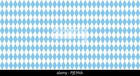 Bayern Flagge blau und weißen Hintergrund Vektor-illustration EPS 10. Stock Vektor