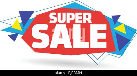 Super Sale Banner Stock Vektor